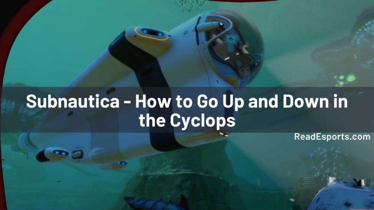 subnautica cyclops controls