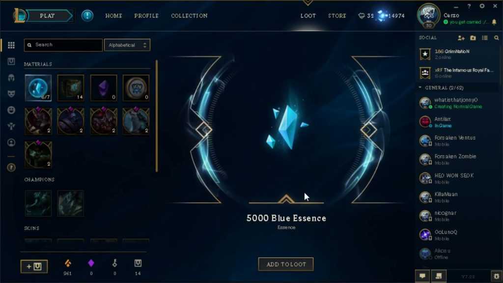 Fremtrædende galdeblæren forberede How To Get Blue Essence Fast?