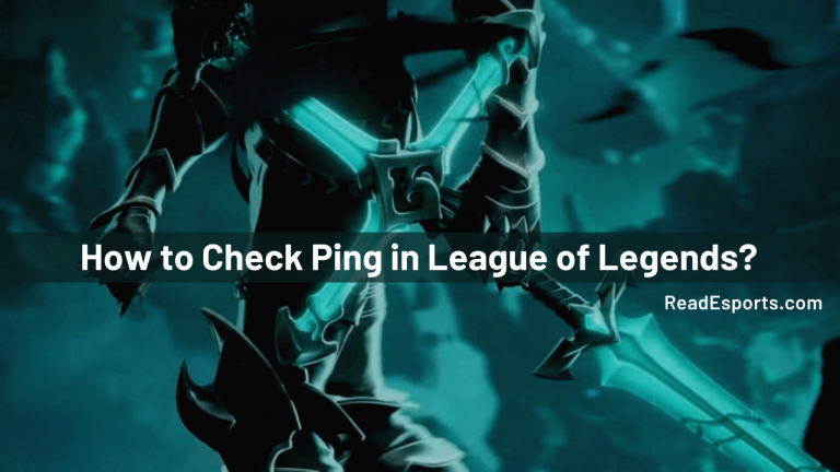 show ping league of legends