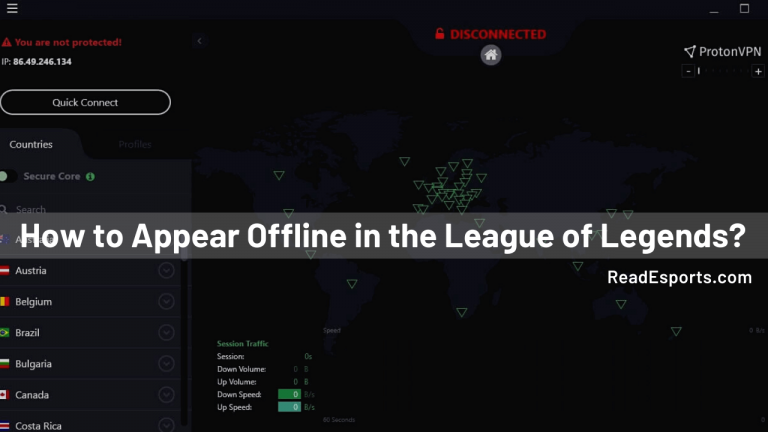league of legends appear offline