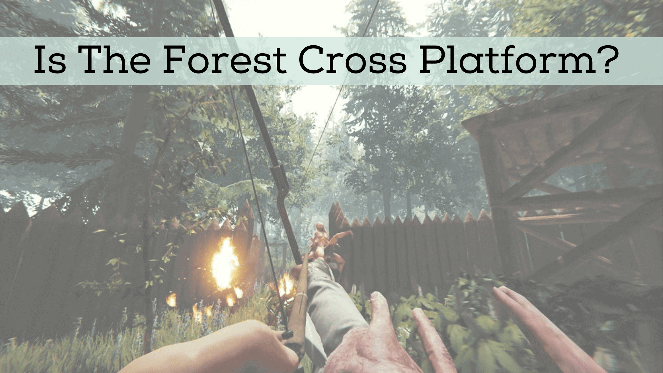 Is The Forest Crossplay or Cross-Platform? [2023 Guide] - Player